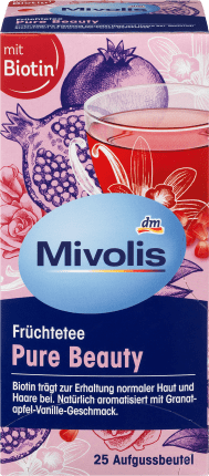 Mivolis Fruit Tea Pure Beauty Tea (25 x 2 g), 25 pcs