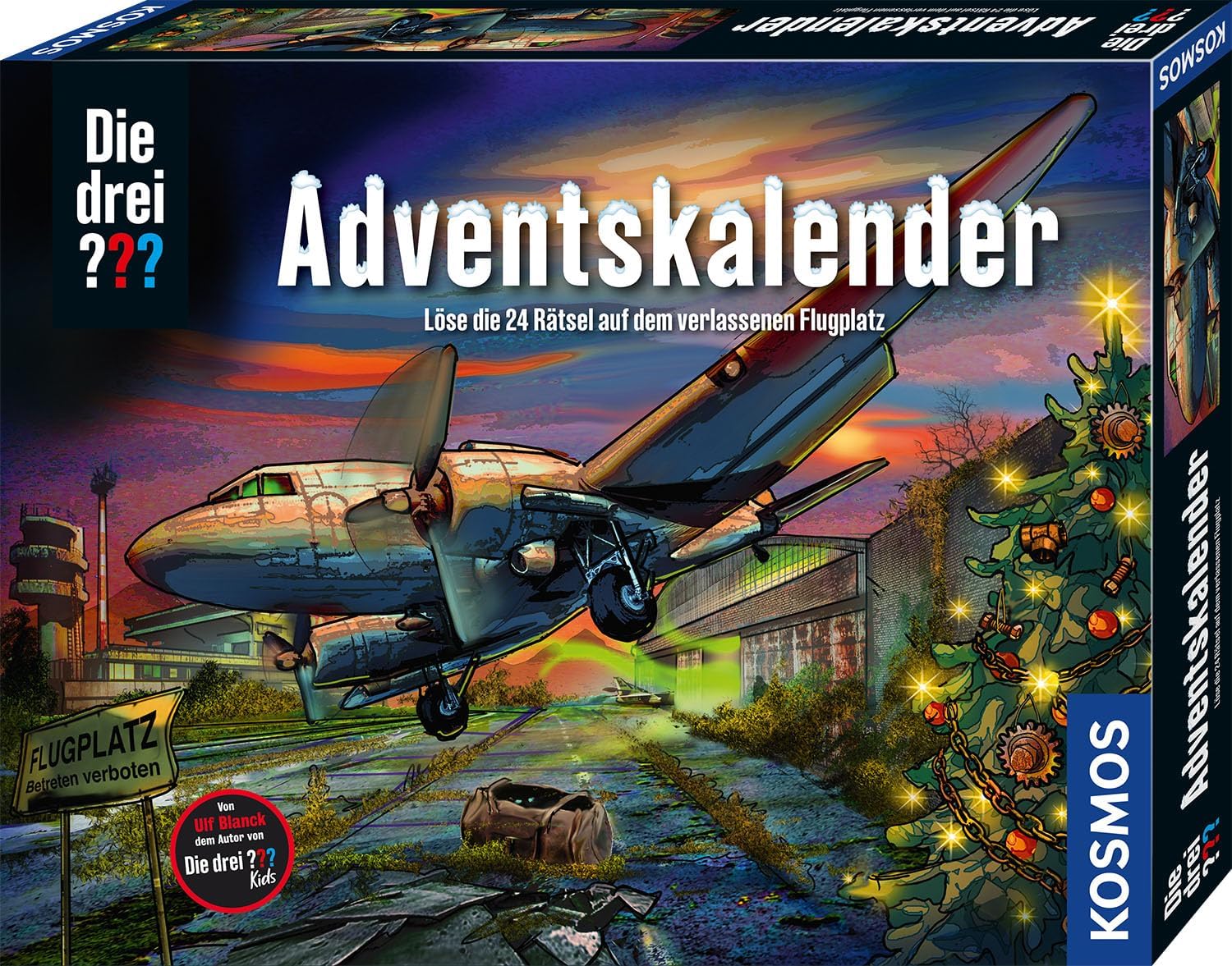 Die drei ??? The three??? Advent Calendar 2024 by KOSMOS 632571, Solve the 24 Puzzles on the Abandoned Airfield, Toy and Puzzle Advent Calendar for Children from 8 Years
