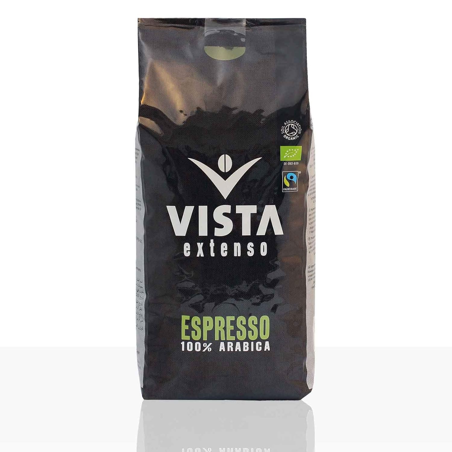 Tchibo VISTA Organic Fairtrade Coffee Espresso - 1000 g Whole Bean (DE-ÖKO-034)
