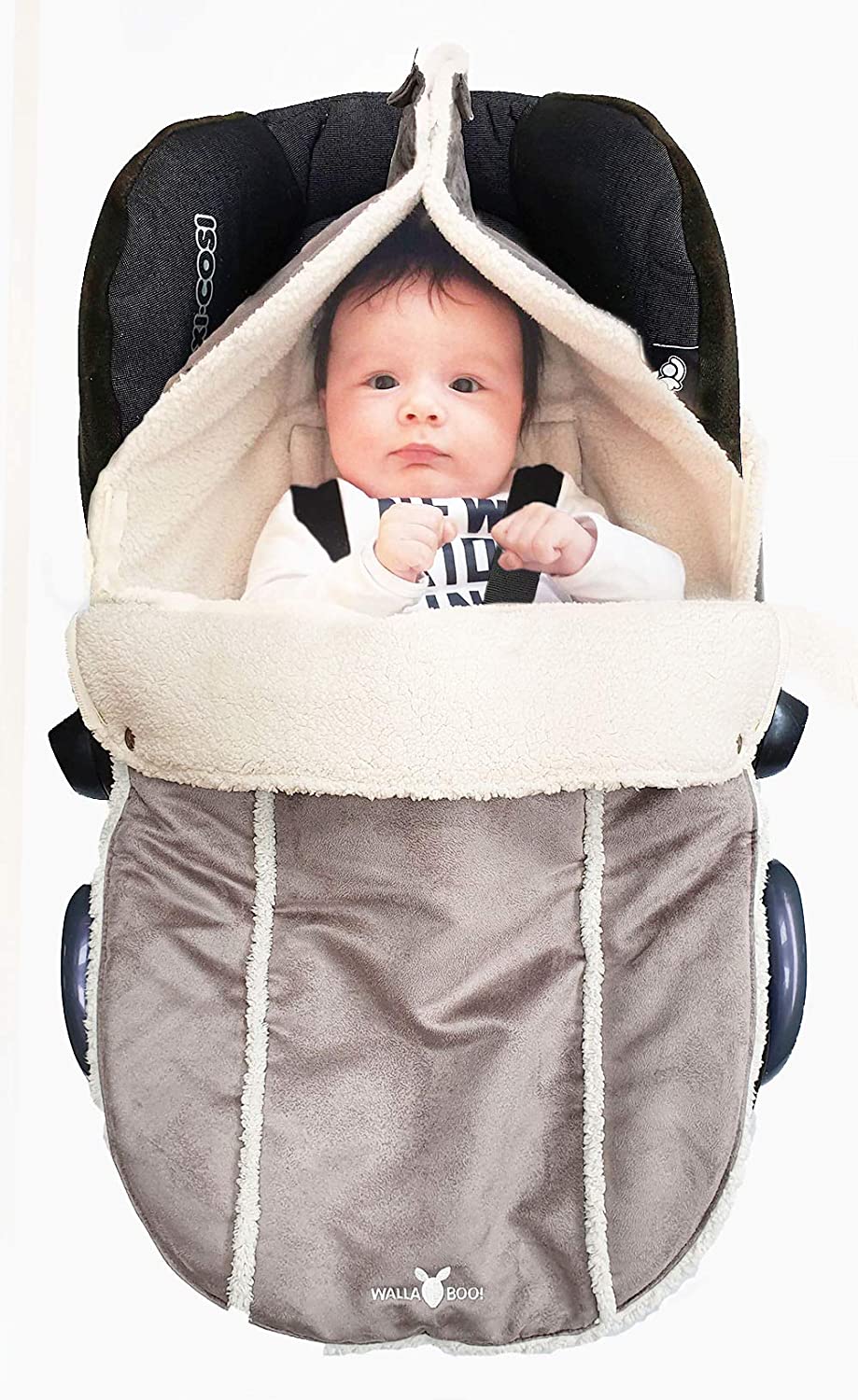 Wallaboo Cosy Soft Suede Footmuff 0-12 Months
