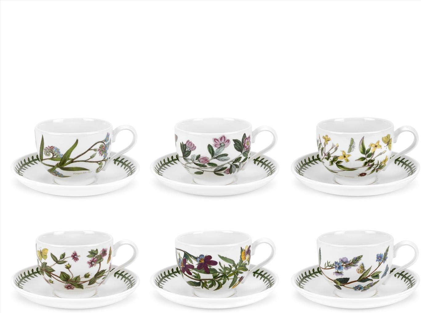 Portmeirion Botanic Garden - 10oz Breakfast Cup & Saucer (Traditional