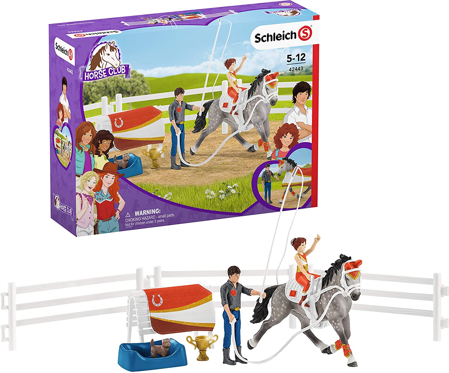 Schleich Horse Club 42443 Mias Vaulting / Riding Set
