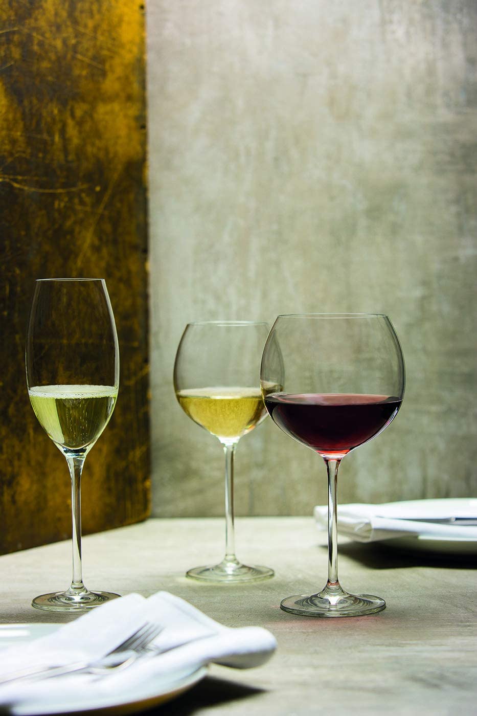 Schott Zwiesel Tritan Crystal Note Stemware Glasses, Set of 6, White Wine 15-Ounce Clear