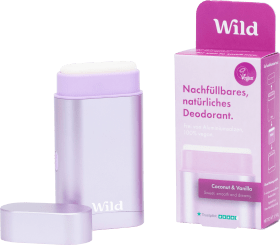 Wild Deostick Coconut & Vanilla + refill pack, 40 g
