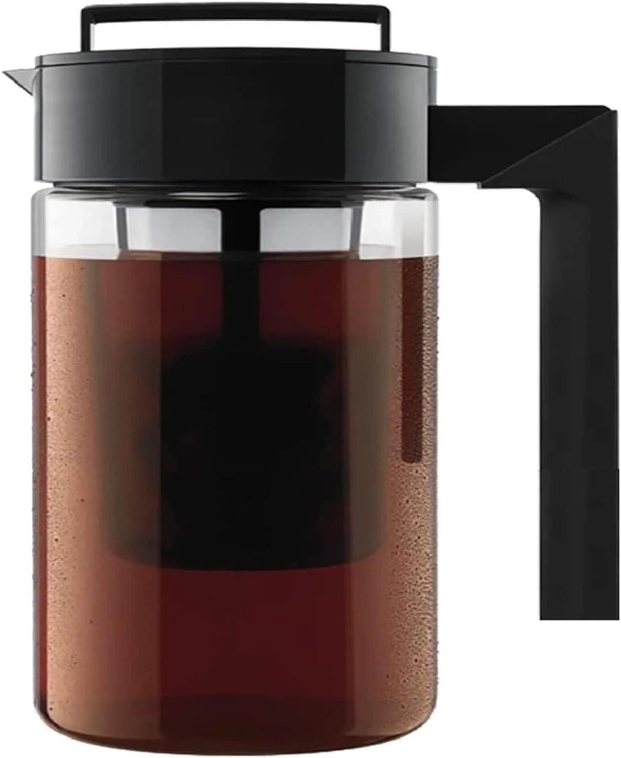MMYUAK Cold Brew Coffee Pot 1 Piece 900 ml / 1300 ml / 2000 ml Cold Brew Iced Coffee Maker with Coffee Filter and Handle for Cold Brew Coffee (2000 ml)
