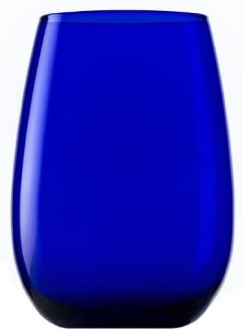 Stalzle Stölzle Always Drinking Glasses Drinking Glass Tumbler Travel Mug, Blue