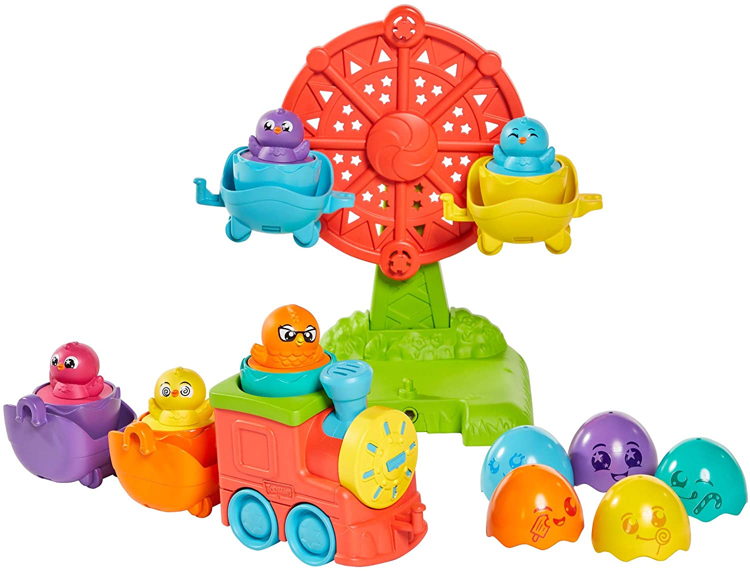 Tomy Toomies E73099 2-In-1 Eggventure Train, Multi