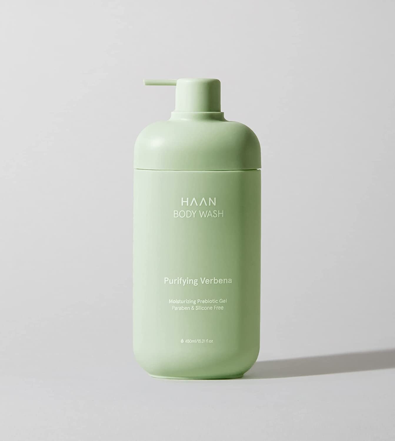 HAAN - Body Wash 450 ml - Body Wash - Recyclable - Refillable - Vegan, Not Tested on Animals - Purifying Verbena Scent