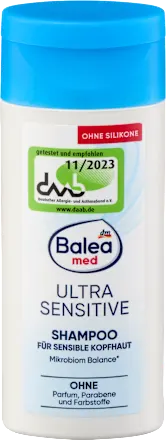 Balea MED Ultra Sensitive Shampoo, Travel Size, 50 ml