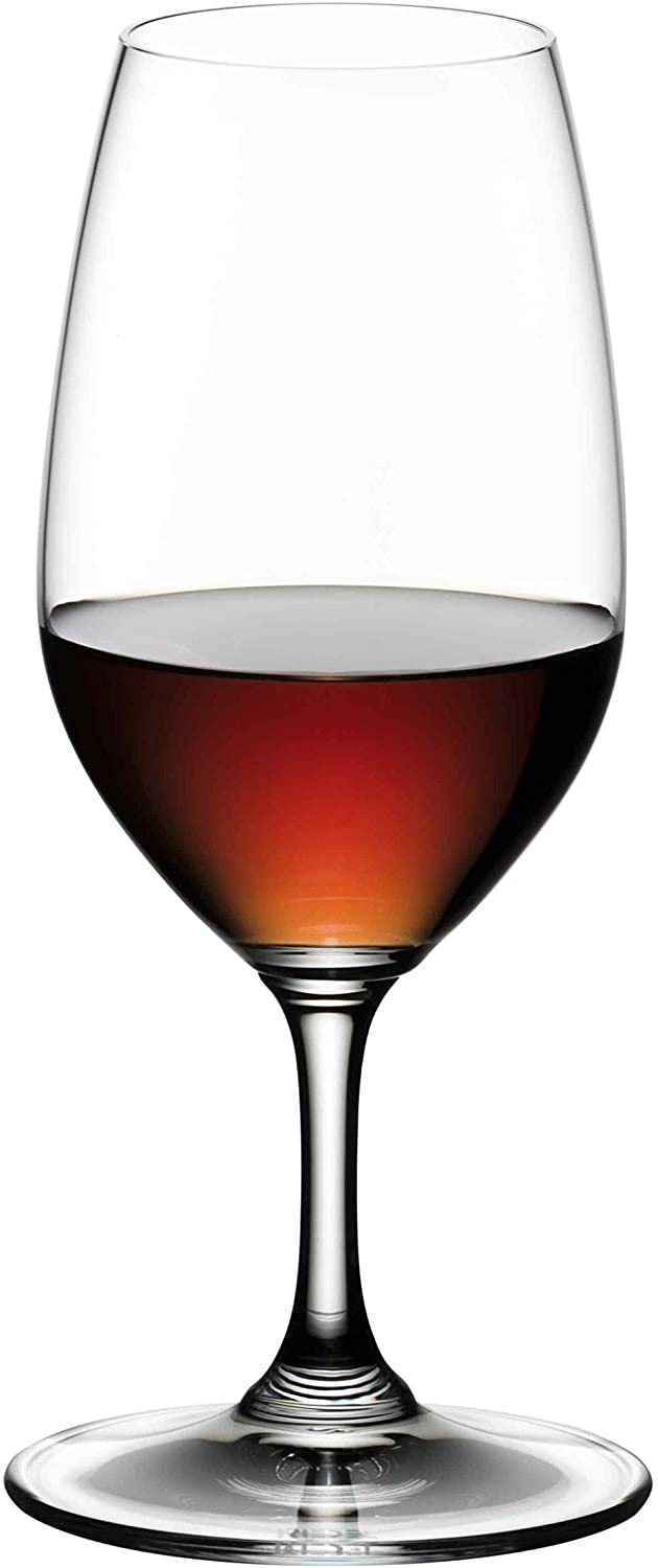 Riedel Lead Crystal Vinum Port Glass, Set of 2, Transparent
