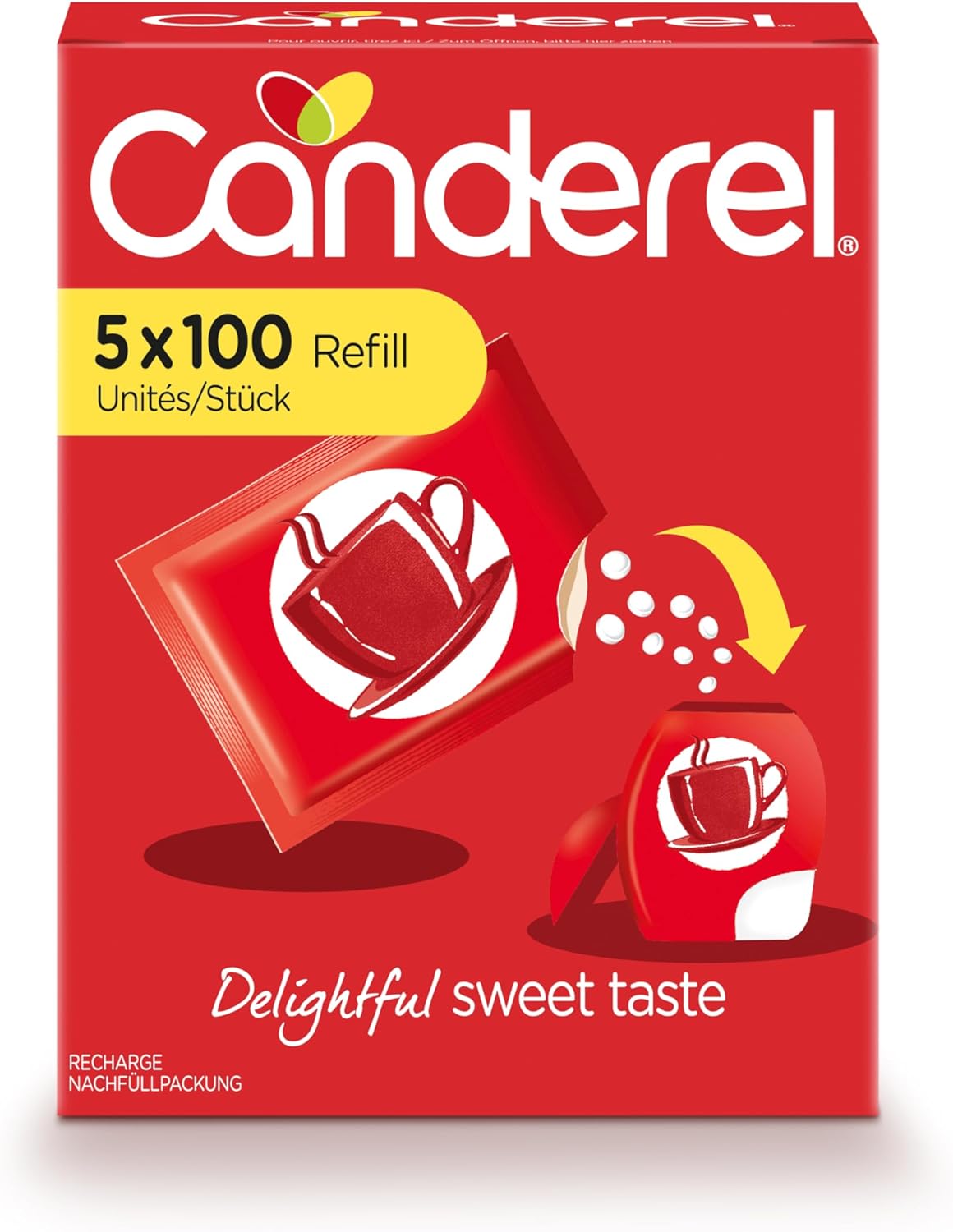 Canderel Refill Pack, Pack of 500 60g