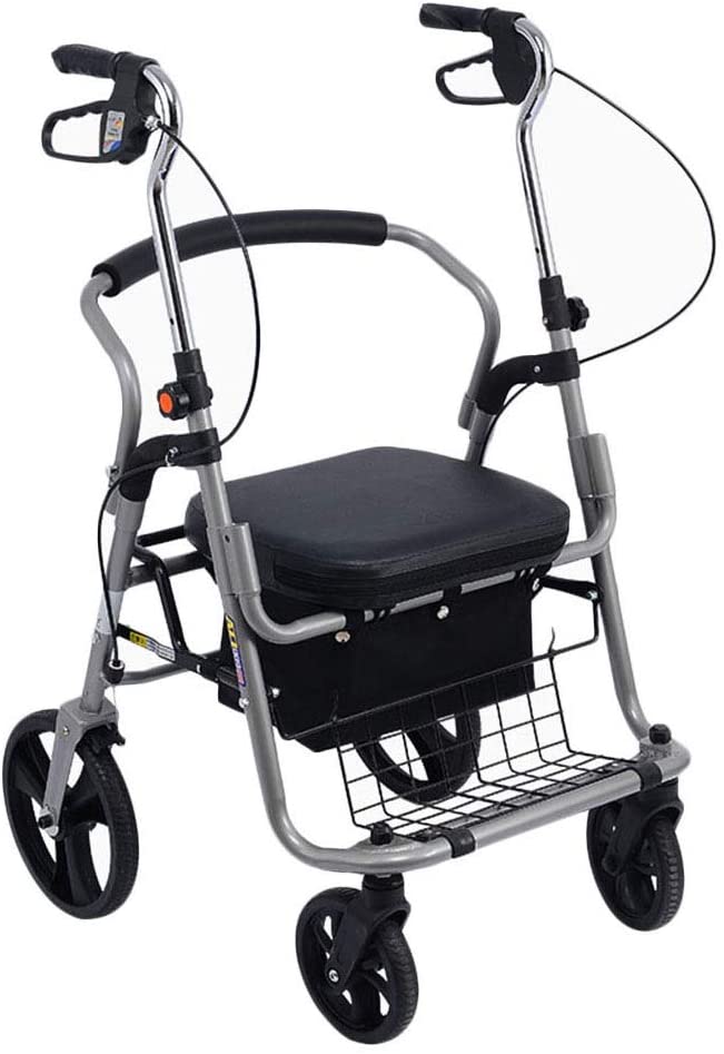 Rollatoren Walking Aids Seniors Folding Rolator Lightweight Metal Folding W