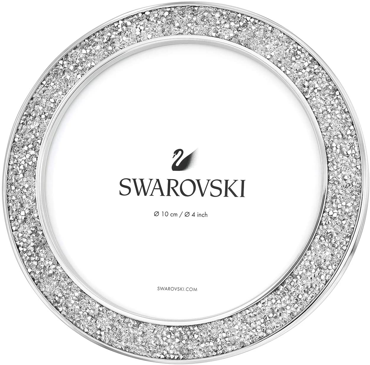 Swarovski Unisex Minera Picture Frame, Round, Silver Tone 5408239