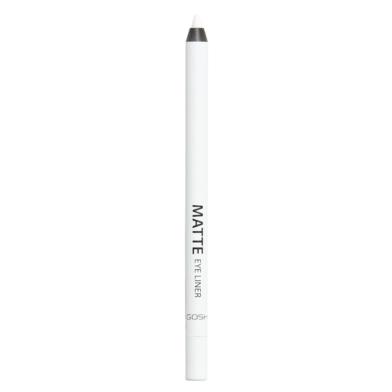 GOSH Matte Eyeliner in Intense White, Creamy Soft Texture for Easy Application, High Coverage, Ideal for Smokey Eyes, Perfect with Mascara, Vegan & Fragrance-Free, 001 Dover White