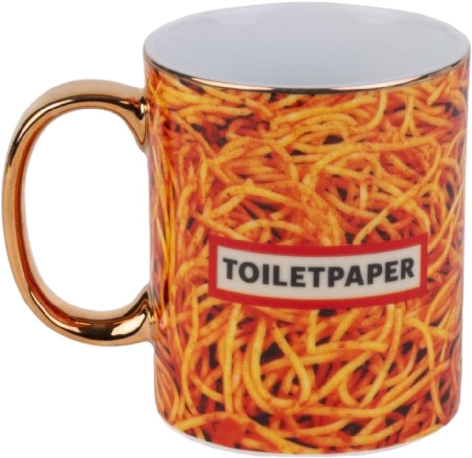 SELETTI Porcelain Mug Toilet Paper Home SPAGHETTI Item 17223