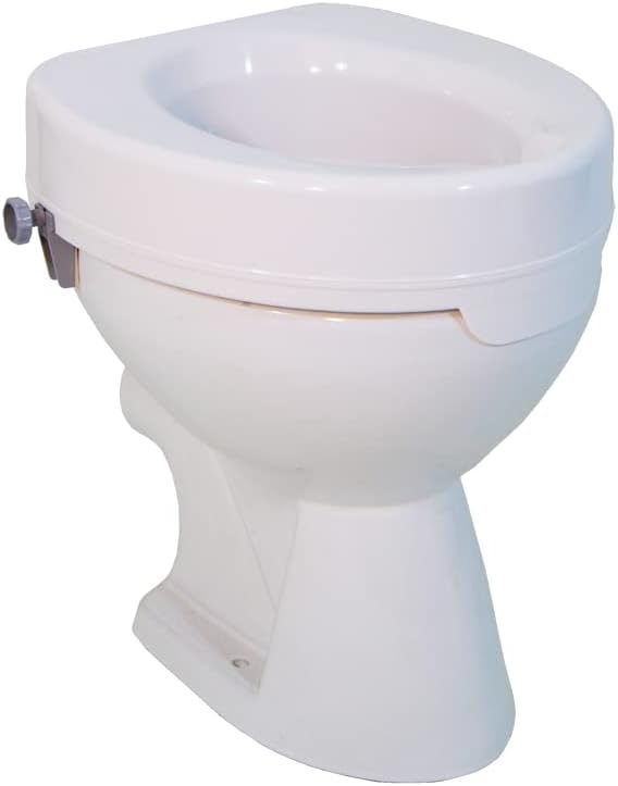 Drive Medical Drive DeVilbiss Healthcare 4-inch Raised Toilet Seat without Lid - White