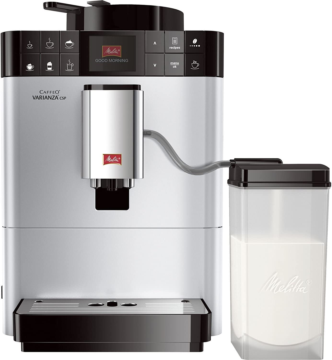 Melitta F57/0-101 Caffeo Varianza CSP Bean-To-Cup Coffee Machine in Silver 