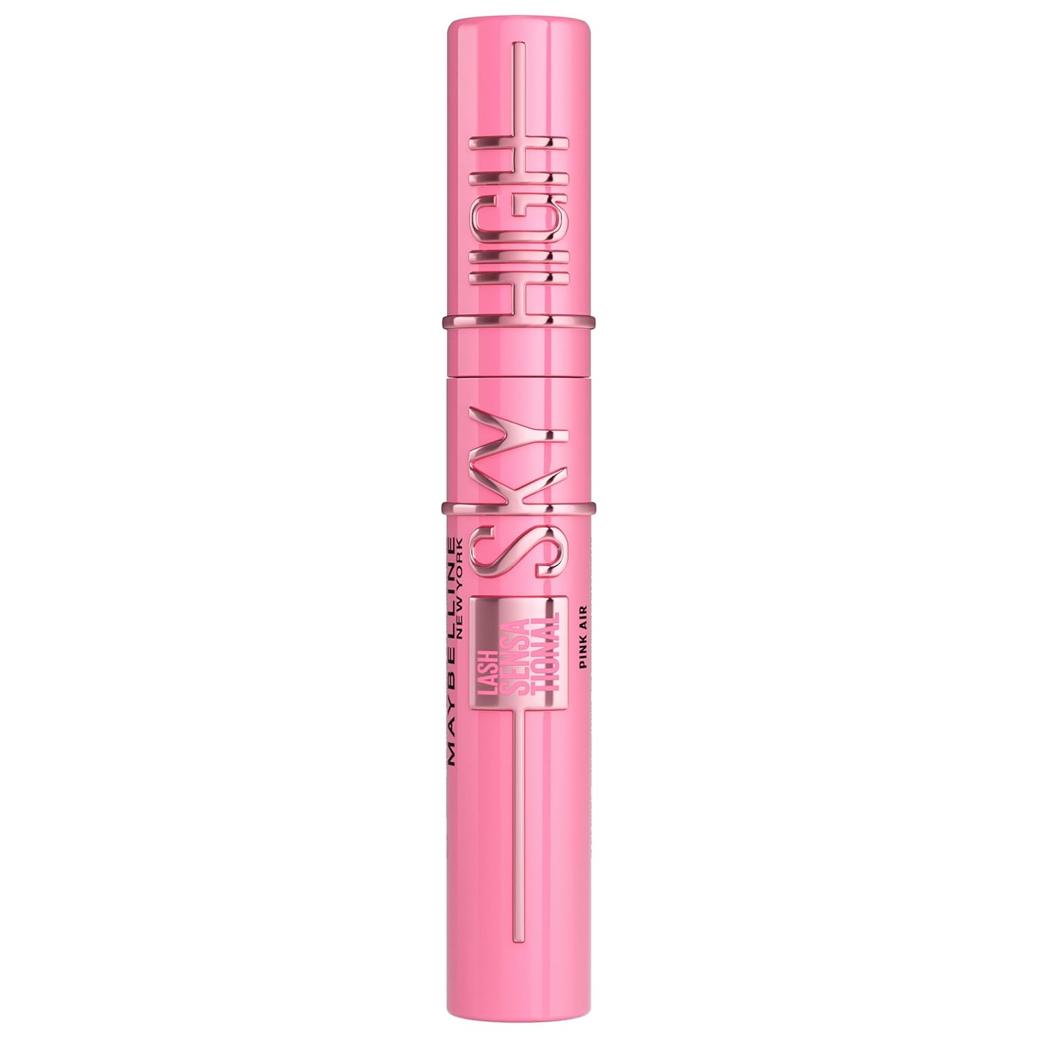 Maybelline New York Pink Mascara for Extremely Long Eyelashes, Lash Sensational Sky High Mascara, Pink Air, 7.2 ml