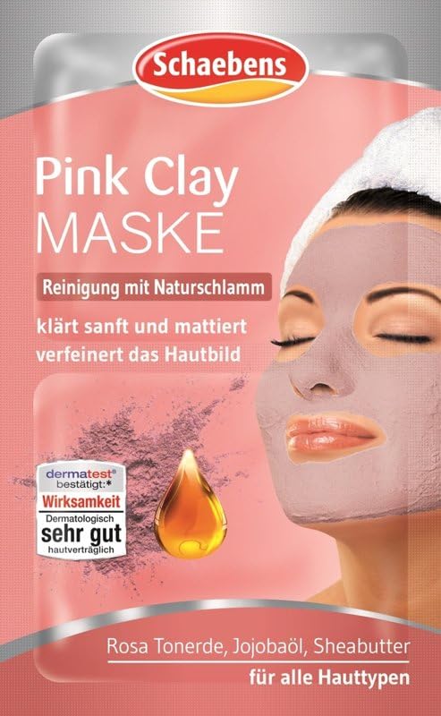 Schaebens Pink Clay Mask 2 x 5 ml