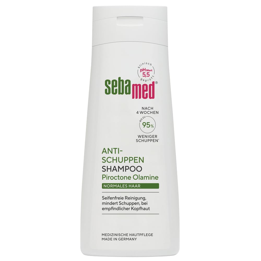 Sebamed Anti-dandruff shampoo 200 ml, up to 95% less dandruff after only 4 weeks, for normal hair, suitable for daily hair washing, dandruff shampoo for men and women