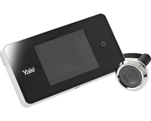 Yale Smart Living digital door viewer YY45 silver, for door thicknesses of 38-110 mm