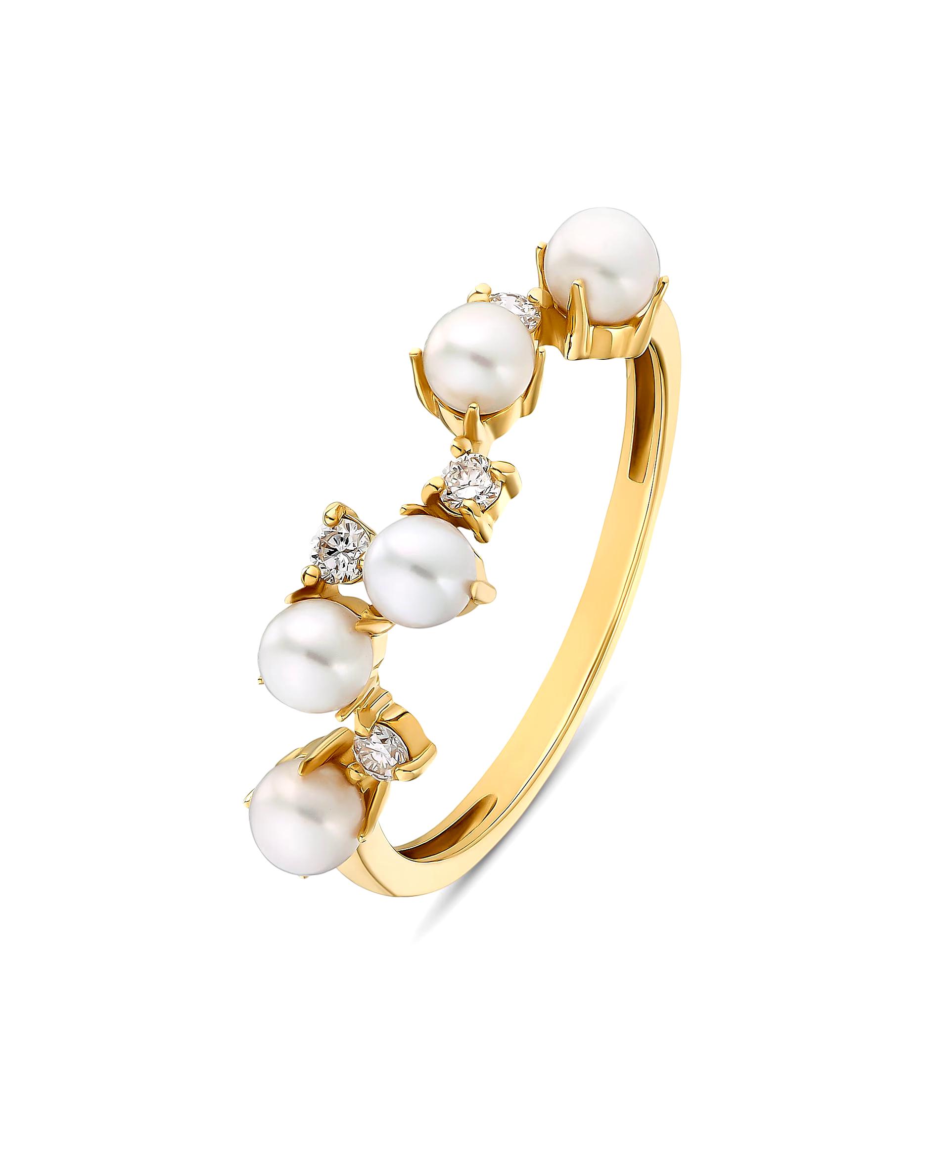 YAMŌKO ring women's ring 585 yellow gold