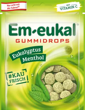 Em eukal Gum drops, eucalyptus menthol, 90 g