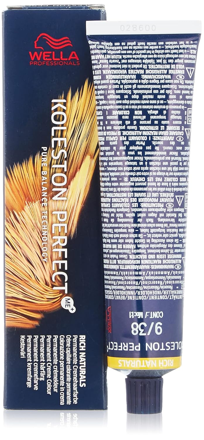 Wella Professionals Koleston Perf. Me+ Rich Naturals 9/38, 60 ml
