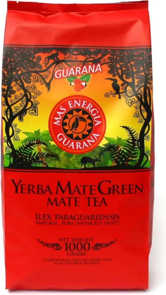 YERBA MARKET Yerba Mate Green MAS ENERGY GUARANA 1kg 1000g