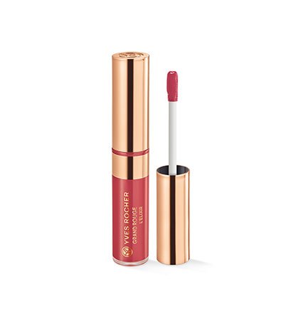 Yves Rocher Couleurs Nature Grand Rouge Elixir 102 Rose Blush, Matte & Long-Lasting Lip Balm in Nude 1 x Bottle 7 ml