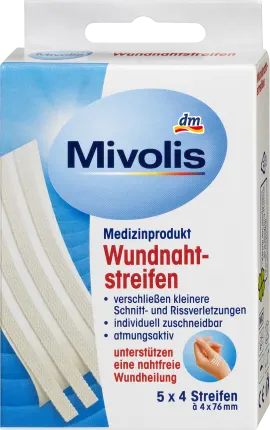 Mivolis Wound suture strips, 20 pieces