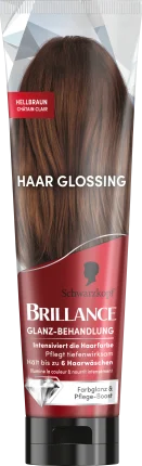 Schwarzkopf Brillance Color gloss treatment glossing light brown, 150 ml