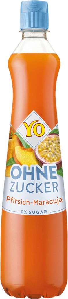 YO Peach-Passion Fruit Syrup 0% Sugar 700 ml