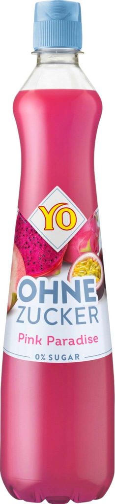 YO Syrup Pink Paradise 0% sugar – 700 ml