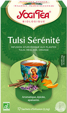 Yogi Tea Organic Serenity Tulsi Tea 17 Tea Bags
