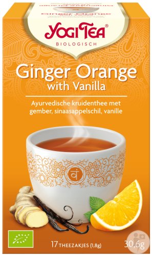 Yogi Tea Ginger Orange With Vanilla Organic 17 tea bags