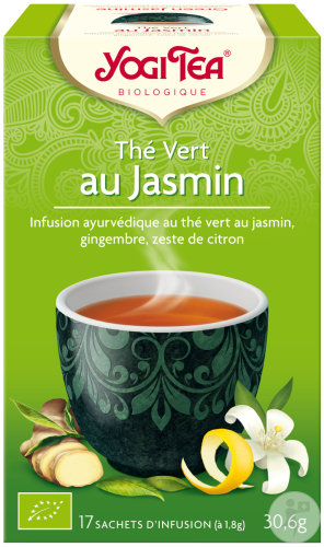 Yogi Tea Jasmine Green Tea Organic 17 tea bags