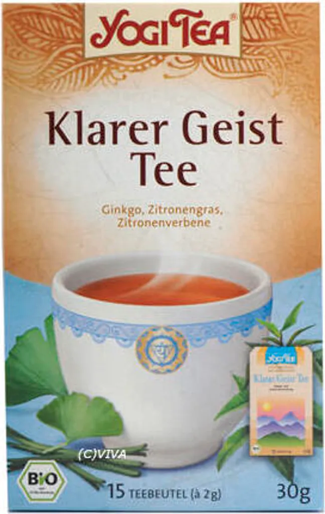 Yogi Tea Clear Mind Tea Tea Tea Tea Bags 17 x 1.8 g