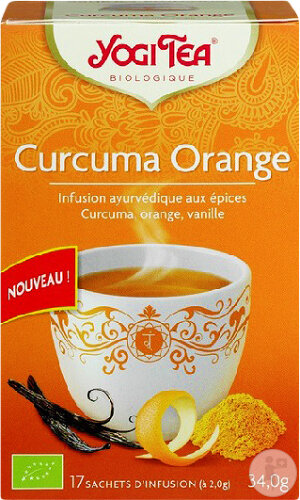 Yogi Tea Turmeric Orange Organic 17 bags