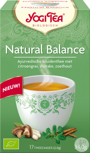Yogi Tea Natural Balance Organic 17 tea bags New