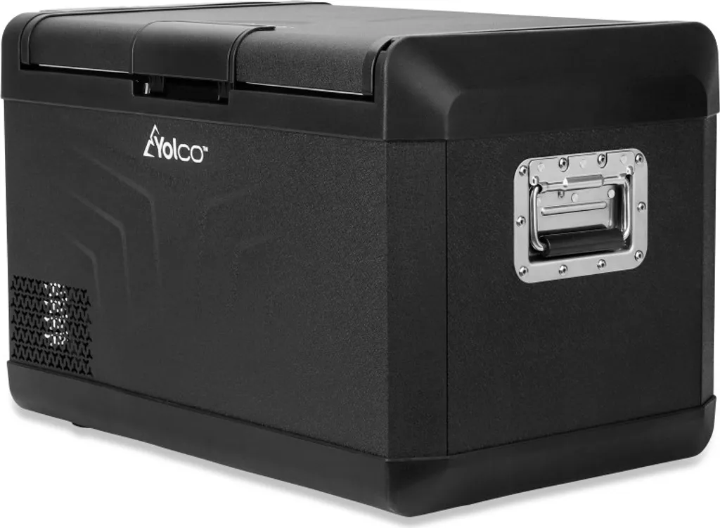 YOLCO GCX37 Black Compressor Cooler 37L – Car & Camping Refrigerator with App Control, 12/24V & 230V