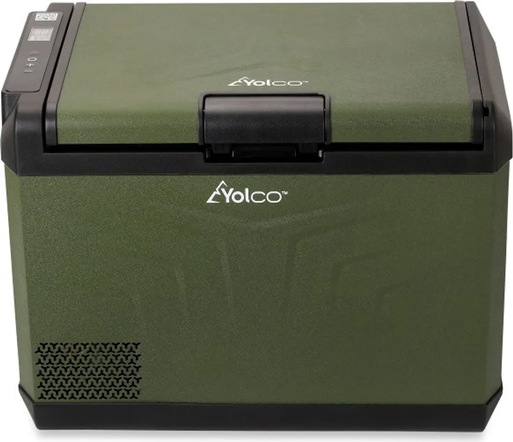 YOLCO GCX47 Green Compressor Cooler 47L – Car & Camping Refrigerator with App Control, 12/24V & 230V