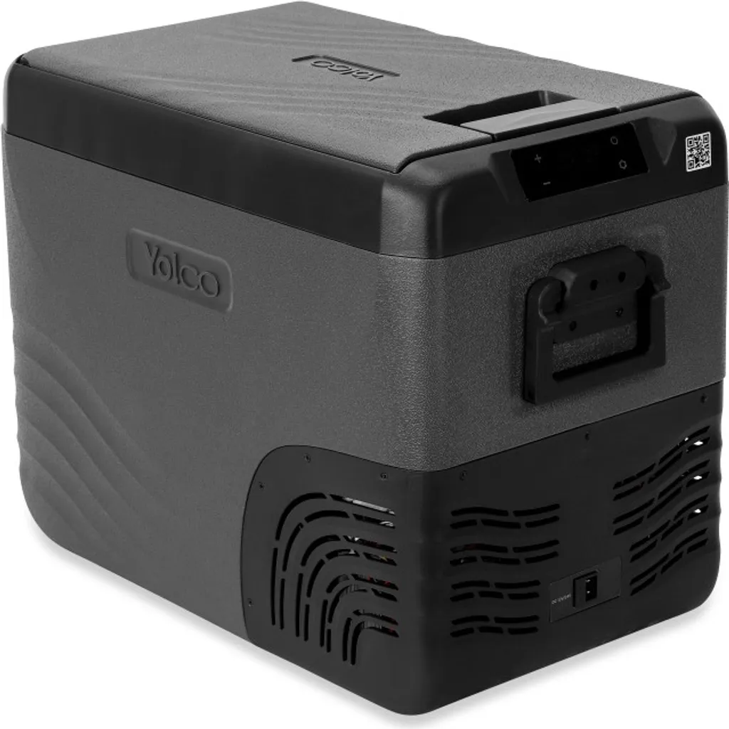 YOLCO KX40 Carbon Compressor Cooler 40L – Dual-Zone Car & Camping Refrigerator with App Control, 12/24V & 230V