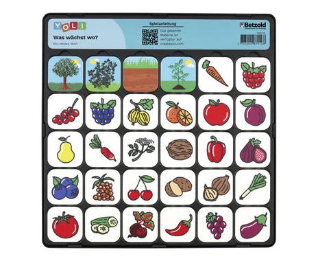 YOLI playset “What grows where?”