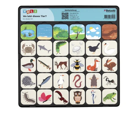 YOLI playset “Where does this animal live?”