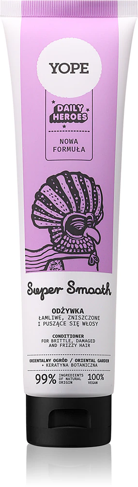 Yope Daily Heroes Smooth Conditioner Oriental Garden strengthening conditioner for damaged and brittle hair