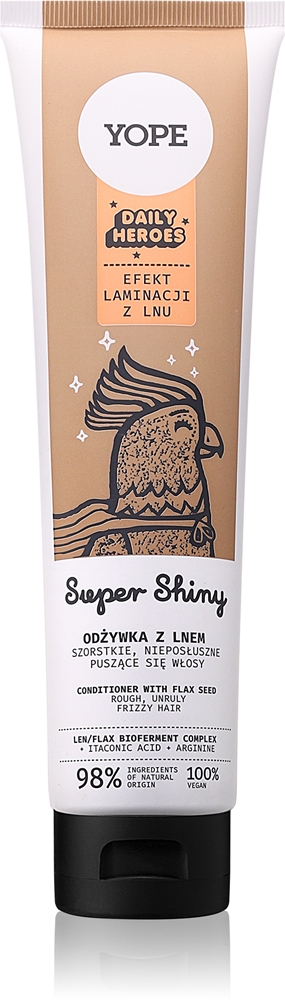 Yope Daily Heroes Super Shiny Conditioner for shiny curly hair