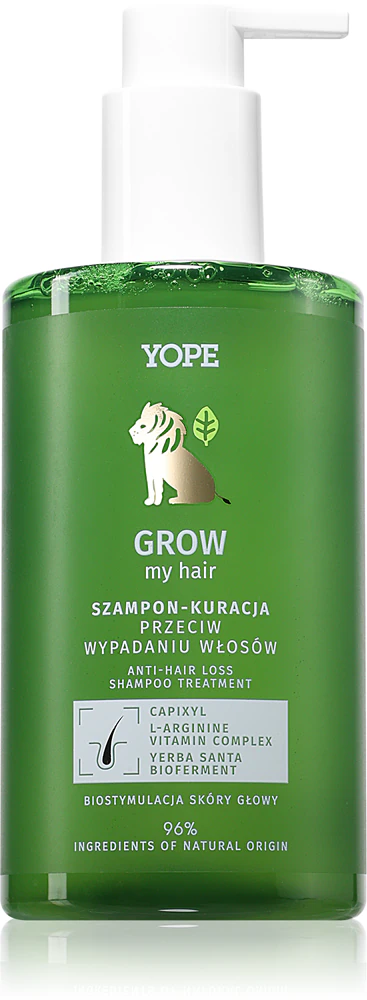 Yope Grow My Hair Shampoo against hair loss