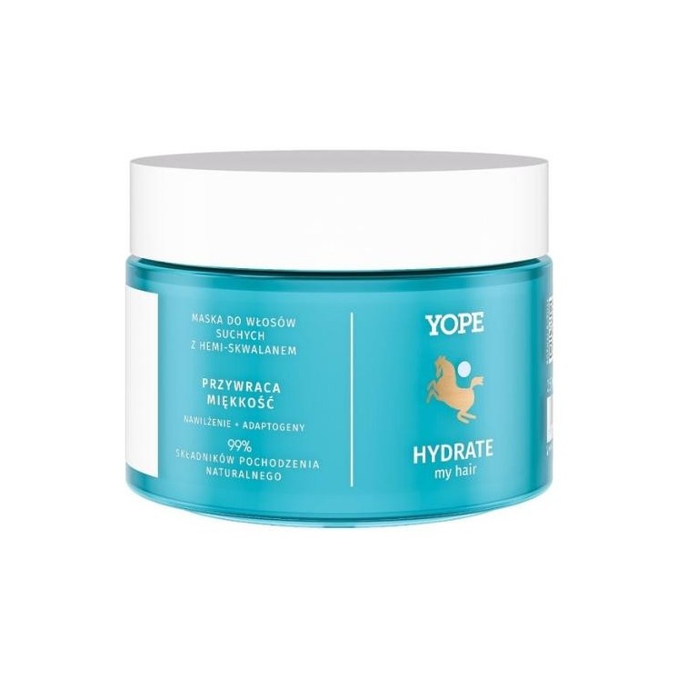 YOPE Hydrate My Hair Mask for Dry Hair with Hemi-squalane 250 ml