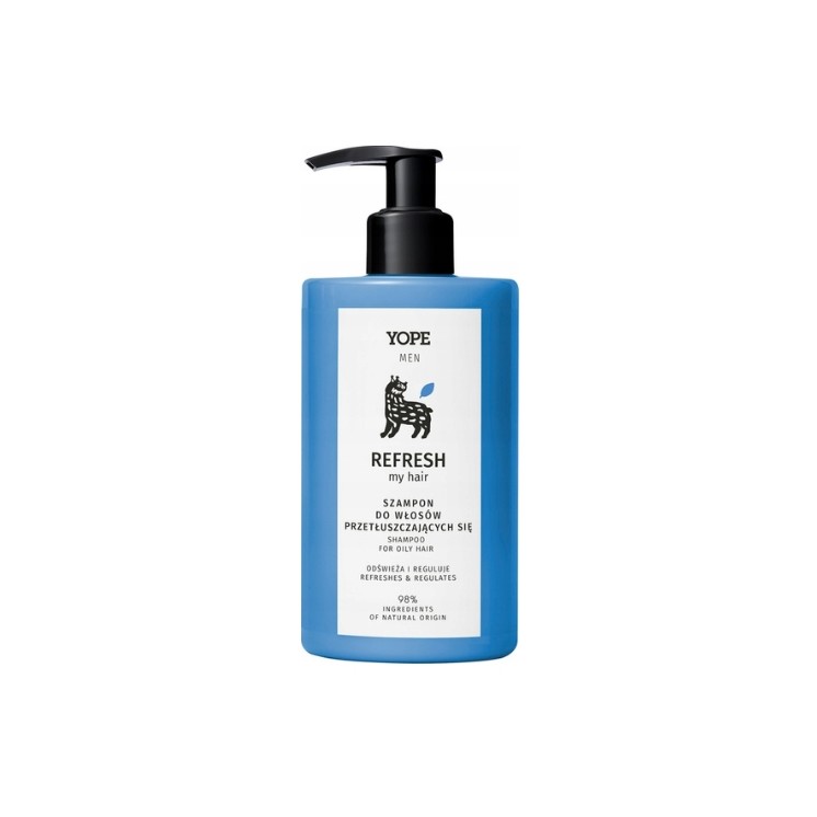 YOPE Men Refresh My Hair Shampoo for oily hair 300 ml
